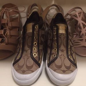 Coach Slip on tennis shoes
